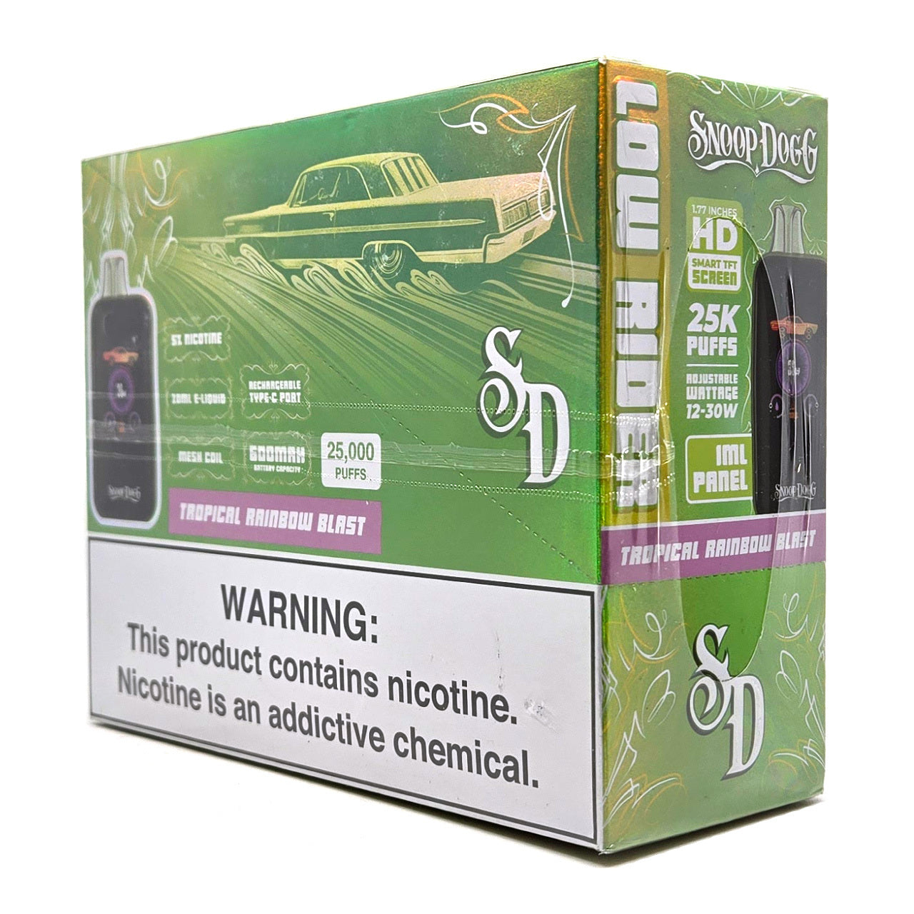 Snoop Dogg Low Rider - 20ml Disposable Pack of 5 Snoop Dogg Low Rider - 20ml Disposable Pack of 5